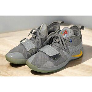 Nike PlayStation x‎ PG Paul George 2.5 Wolf Grey Sneakers/Shoes Size 6Y ~ COOL!